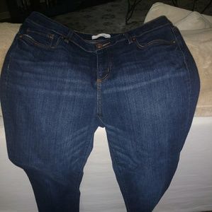 Loft curvy skinny jeans